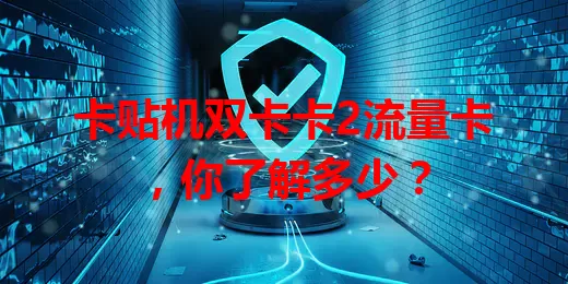 卡贴机双卡卡2流量卡，你了解多少？