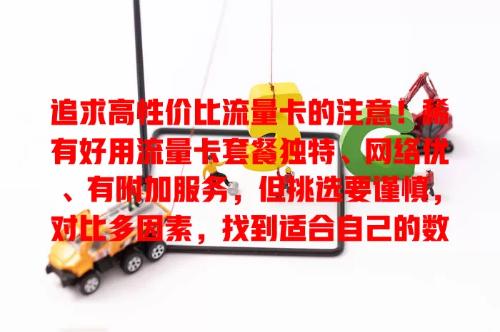 追求高性价比流量卡的注意！稀有好用流量卡套餐独特、网络优、有附加服务，但挑选要谨慎，对比多因素，找到适合自己的数字生活好帮手