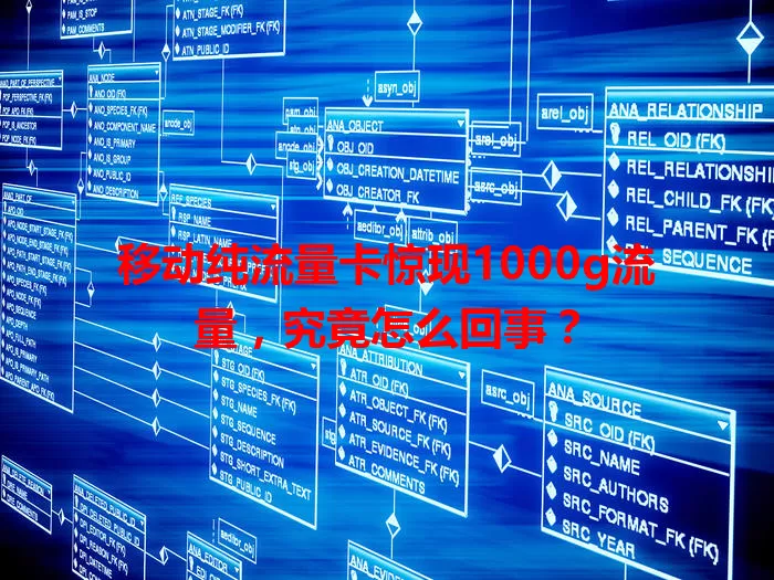 移动纯流量卡惊现1000g流量，究竟怎么回事？