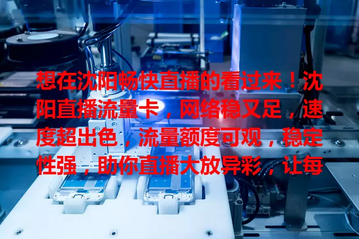 想在沈阳畅快直播的看过来！沈阳直播流量卡，网络稳又足，速度超出色，流量额度可观，稳定性强，助你直播大放异彩，让每一次直播都精彩难忘！