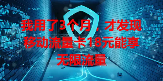 我用了3个月，才发现移动流量卡18元能享无限流量