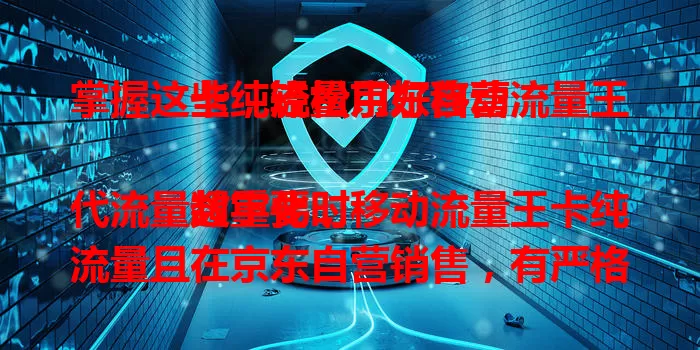 掌握这些，轻松用好移动流量王卡纯流量京东自营

数字化时代流量超重要，移动流量王卡纯流量且在京东自营销售，有严格审核与售后，物流快，能打造简单高效放心环境，满足多样网络需求。