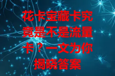 花卡宝藏卡究竟是不是流量卡？一文为你揭晓答案