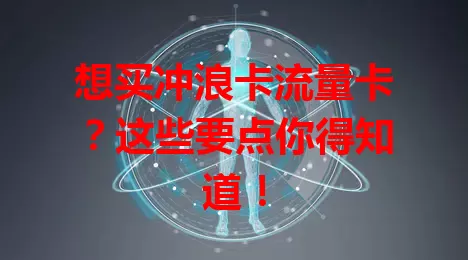 想买冲浪卡流量卡？这些要点你得知道！