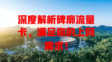 深度解析碑廓流量卡，满足你的上网需求！