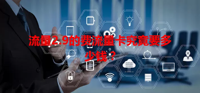 流量2.9的费流量卡究竟要多少钱？