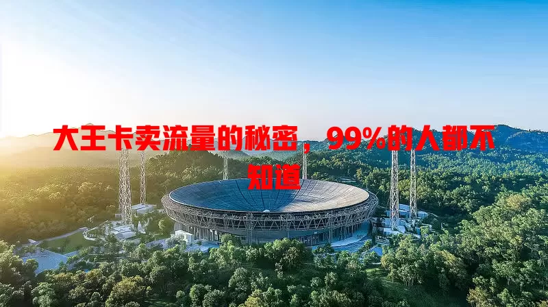 大王卡卖流量的秘密，99%的人都不知道