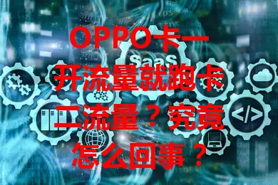 OPPO卡一开流量就跑卡二流量？究竟怎么回事？