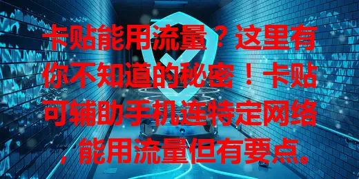 卡贴能用流量？这里有你不知道的秘密！卡贴可辅助手机连特定网络，能用流量但有要点。不同组合稳定性有别，受通信技术影响。用卡贴遇流量问题，有解决方法，了解关系才能用好它享受便捷网络。
