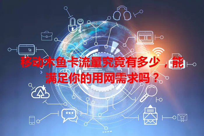 移动木鱼卡流量究竟有多少，能满足你的用网需求吗？