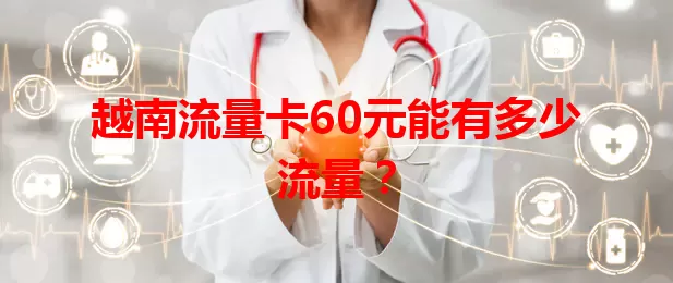 越南流量卡60元能有多少流量？