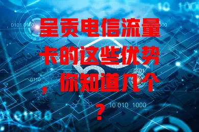 呈贡电信流量卡的这些优势，你知道几个？