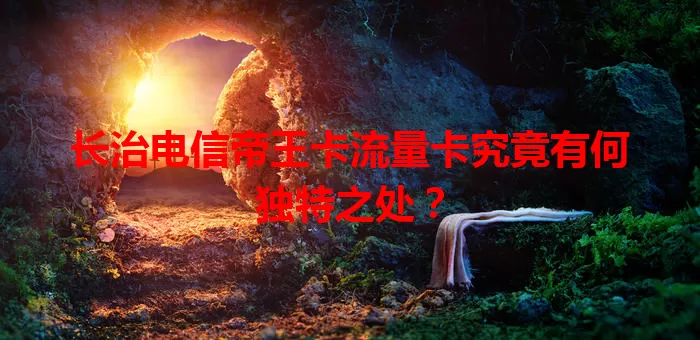 长治电信帝王卡流量卡究竟有何独特之处？