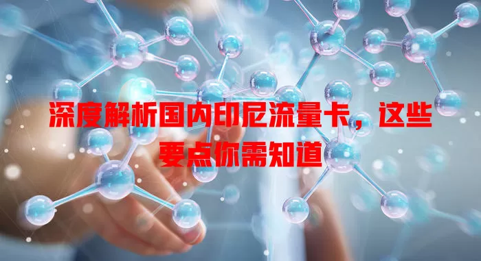 深度解析国内印尼流量卡，这些要点你需知道