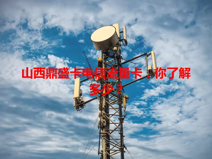 山西鼎盛卡电信流量卡，你了解多少？
