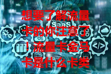 想要了解流量卡的你注意了！流量卡金马卡是什么卡类型？
