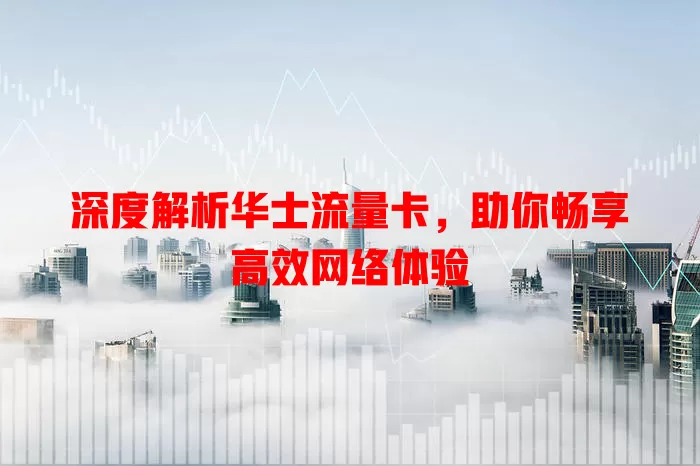 深度解析华士流量卡，助你畅享高效网络体验