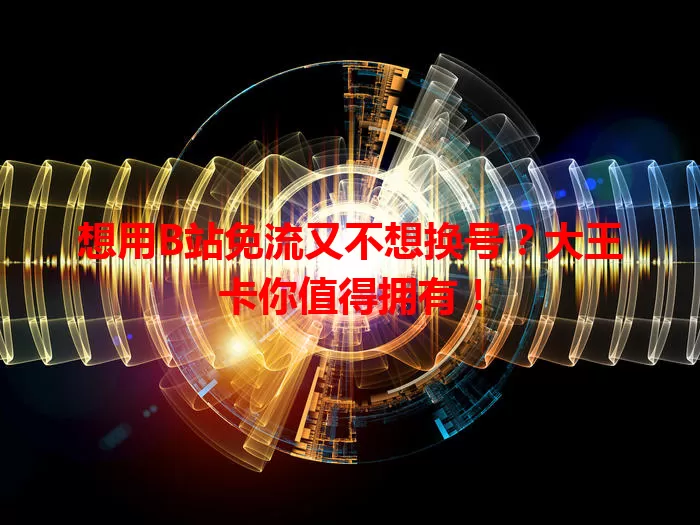 想用B站免流又不想换号？大王卡你值得拥有！