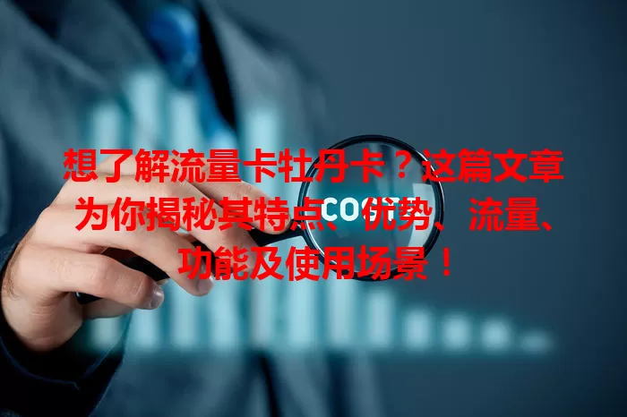 想了解流量卡牡丹卡？这篇文章为你揭秘其特点、优势、流量、功能及使用场景！