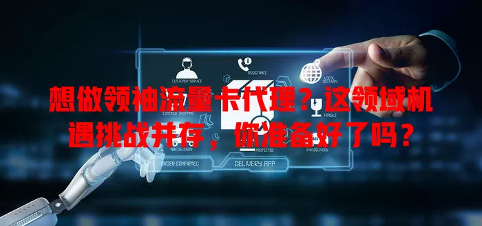 想做领袖流量卡代理？这领域机遇挑战并存，你准备好了吗？