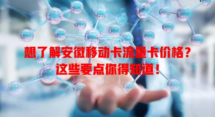想了解安徽移动卡流量卡价格？这些要点你得知道！