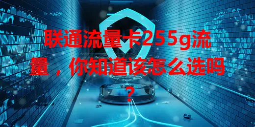 联通流量卡255g流量，你知道该怎么选吗？