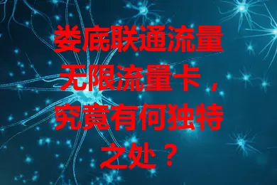 娄底联通流量无限流量卡，究竟有何独特之处？