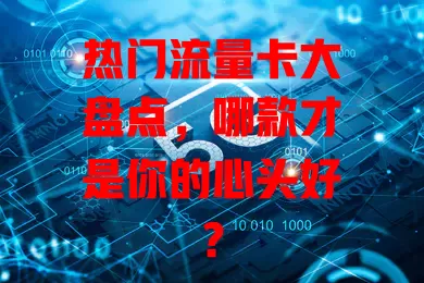 热门流量卡大盘点，哪款才是你的心头好？