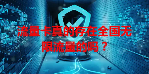 流量卡真的存在全国无限流量的吗？