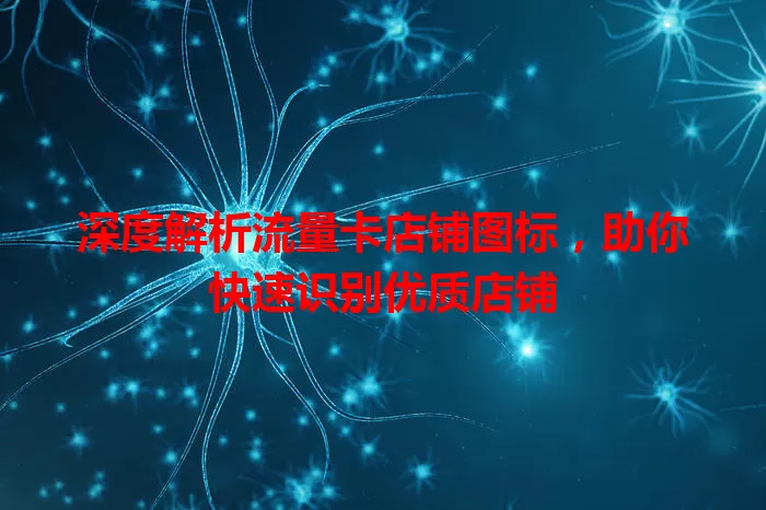 深度解析流量卡店铺图标，助你快速识别优质店铺