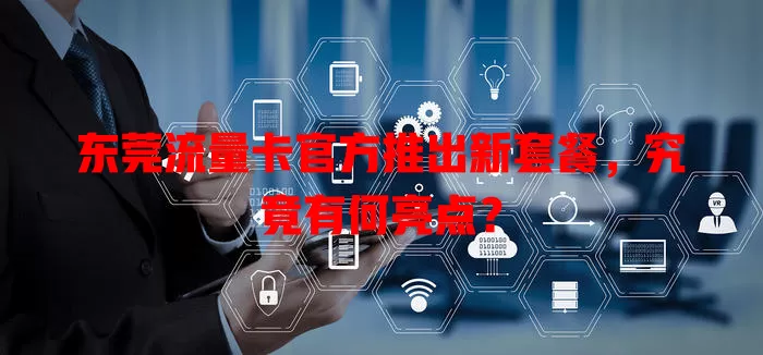 东莞流量卡官方推出新套餐，究竟有何亮点？