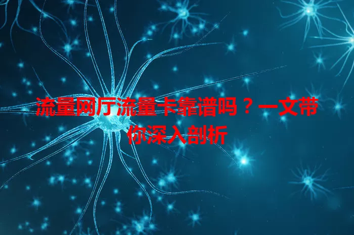 流量网厅流量卡靠谱吗？一文带你深入剖析