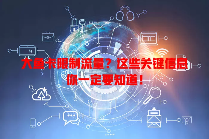 大鱼卡限制流量？这些关键信息你一定要知道！