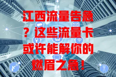 江西流量告急？这些流量卡或许能解你的燃眉之急！