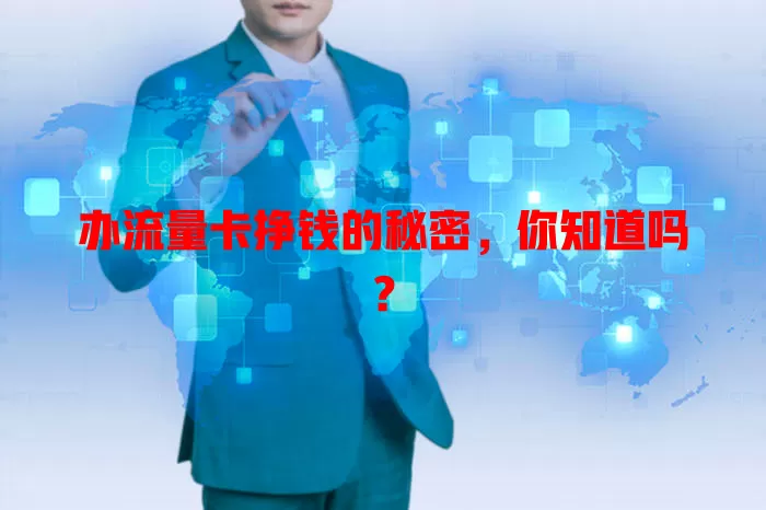 办流量卡挣钱的秘密，你知道吗？