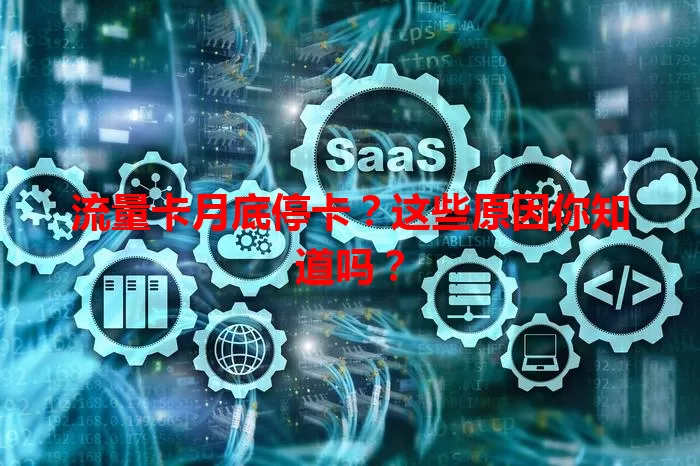 流量卡月底停卡？这些原因你知道吗？