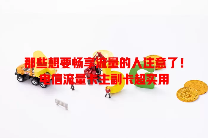 那些想要畅享流量的人注意了！电信流量卡主副卡超实用