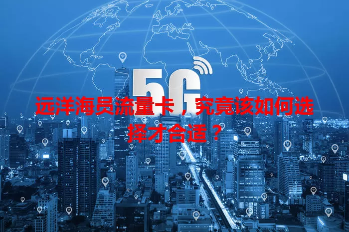 远洋海员流量卡，究竟该如何选择才合适？