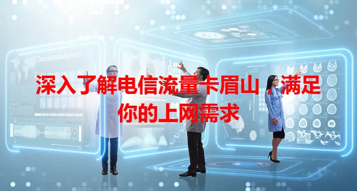 深入了解电信流量卡眉山，满足你的上网需求