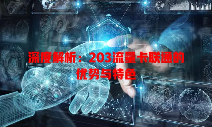 深度解析：203流量卡联通的优势与特色