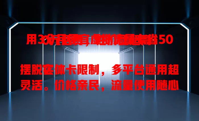 用3个月便宜虚拟流量卡省500元话费，性价比超高！

它摆脱实体卡限制，多平台通用超灵活。价格亲民，流量使用随心，购买便捷。以高性价比优势，为用户提供优质流量方案，实现随心上网 。