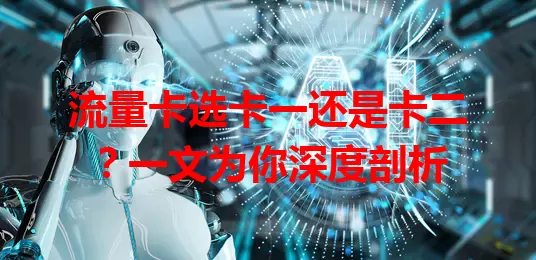 流量卡选卡一还是卡二？一文为你深度剖析