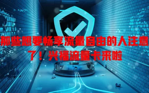 那些想要畅享流量自由的人注意了！兴福流量卡来啦