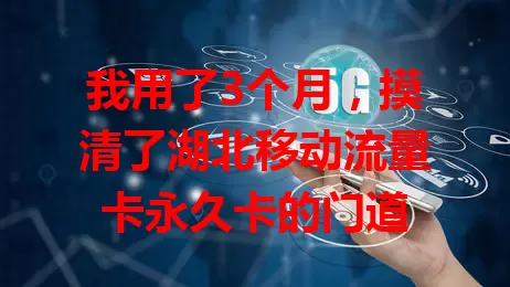 我用了3个月，摸清了湖北移动流量卡永久卡的门道