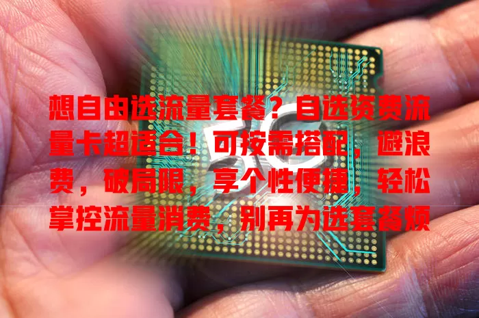 想自由选流量套餐？自选资费流量卡超适合！可按需搭配，避浪费，破局限，享个性便捷，轻松掌控流量消费，别再为选套餐烦，快来体验！
