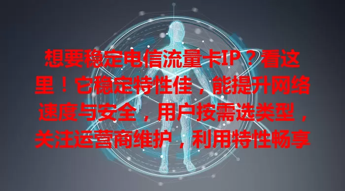 想要稳定电信流量卡IP？看这里！它稳定特性佳，能提升网络速度与安全，用户按需选类型，关注运营商维护，利用特性畅享便捷高效安全网络生活