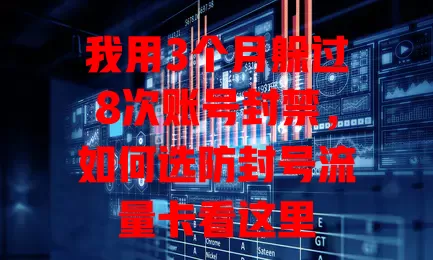 我用3个月躲过8次账号封禁，如何选防封号流量卡看这里