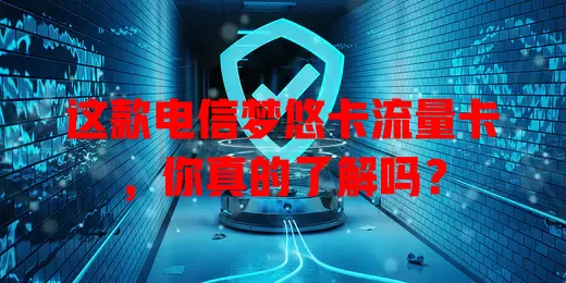 这款电信梦悠卡流量卡，你真的了解吗？