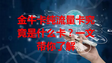 金牛卡纯流量卡究竟是什么卡？一文带你了解