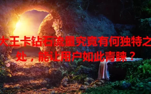 大王卡钻石流量究竟有何独特之处，能让用户如此青睐？